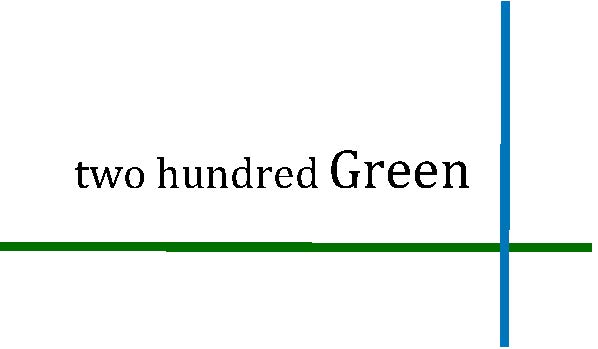 two hundred Green logo