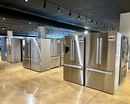 Angle 1 of Appliance Showroom After Construction