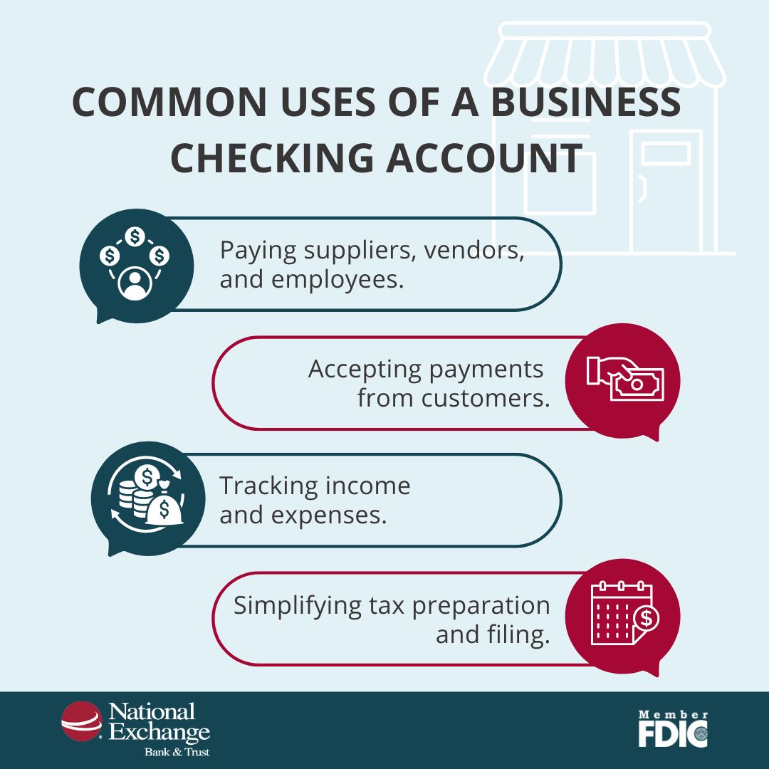 common uses of a business checking account